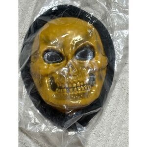 Fun World Halloween Dripping Bleeding Skull Skeleton Reaper Costume Mask New